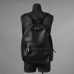 RICK OWENS リックオウエンス / 美品 24SS LIDO期 Classic Zip Leather Backpack カーフレザー バッグパック / RA01E0671 / BLACK 352165-in-ue アクセサリー