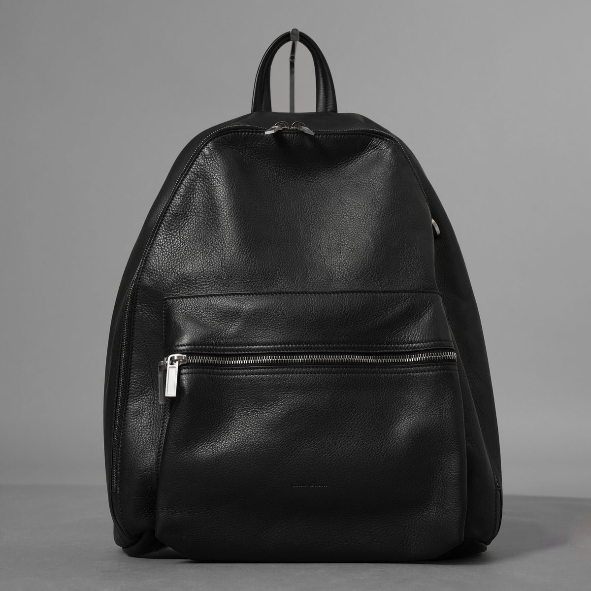 RICK OWENS リックオウエンス / 美品 24SS LIDO期 Classic Zip Leather Backpack カーフレザー バッグパック / RA01E0671 / BLACK 352165-in-ue アクセサリー