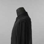 Rick Owens リックオウエンス / 美品 24SS LIDO OFFICE SHIRT シルクシアー 長袖シャツ / RU01D3299-S / size 48 (BLACK)