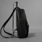 RICK OWENS リックオウエンス / 美品 24SS LIDO期 Classic Zip Leather Backpack カーフレザー バッグパック / RA01E0671 / BLACK 352165-in-ue アクセサリー