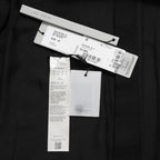 Rick Owens リックオウエンス / 美品 24SS LIDO OFFICE SHIRT シルクシアー 長袖シャツ / RU01D3299-S / size 48 (BLACK)