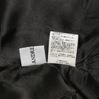 未使用品 ANDREA&Co. アンドレアアンドコー / 25AW シャイニーレザーコンビセットアップ ジャケット スカート / ansun-533 / size FREE (BROWN) レディース