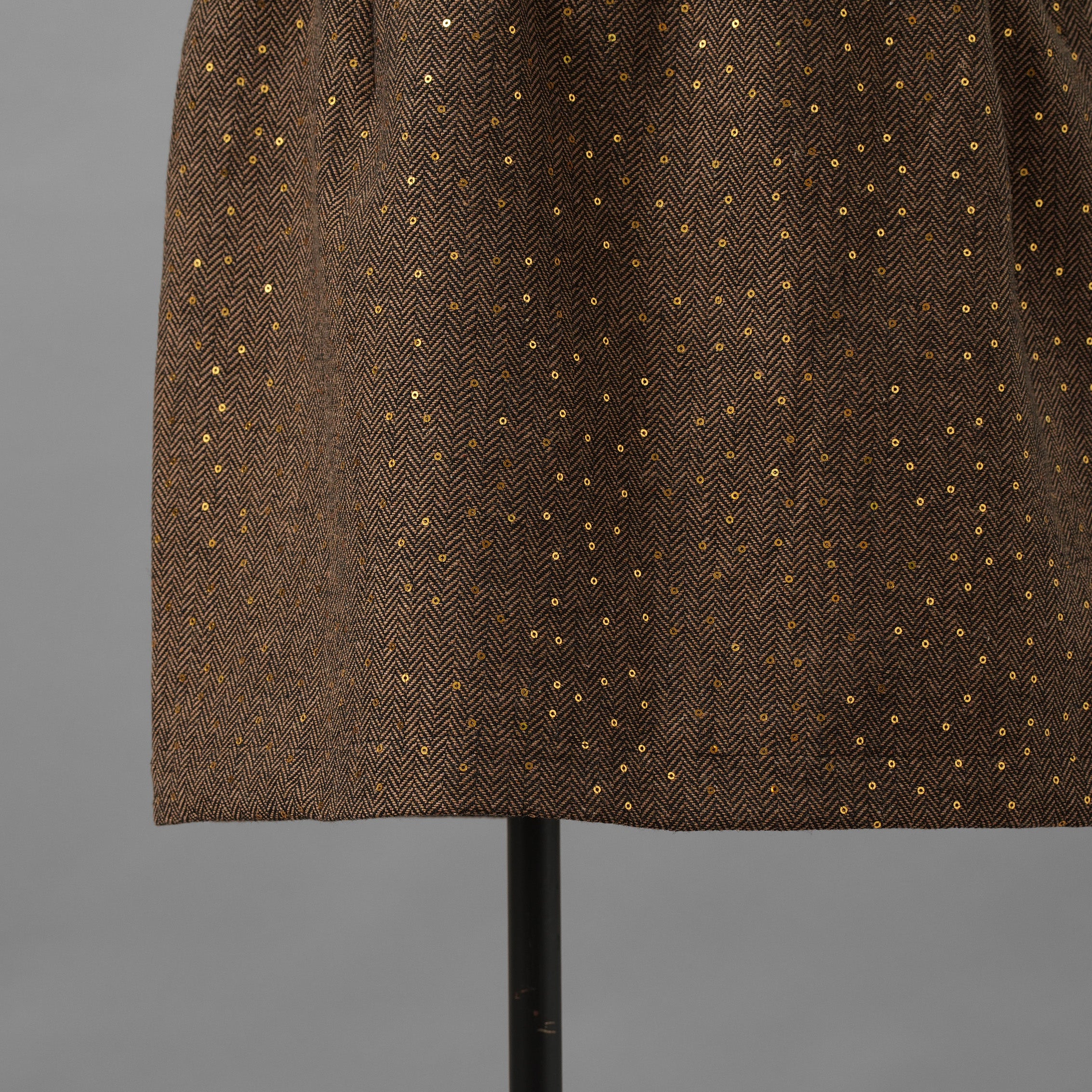 未使用品 ANDREA&Co. アンドレアアンドコー / 25AW シャイニーレザーコンビセットアップ ジャケット スカート / ansun-533 / size FREE (BROWN) レディース