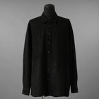 The Viridi-anne ザ ヴィリディアン / 25SS エンブロイダリーシャツ 長袖シャツ / VI-3851-02 / size 2 (BLACK)