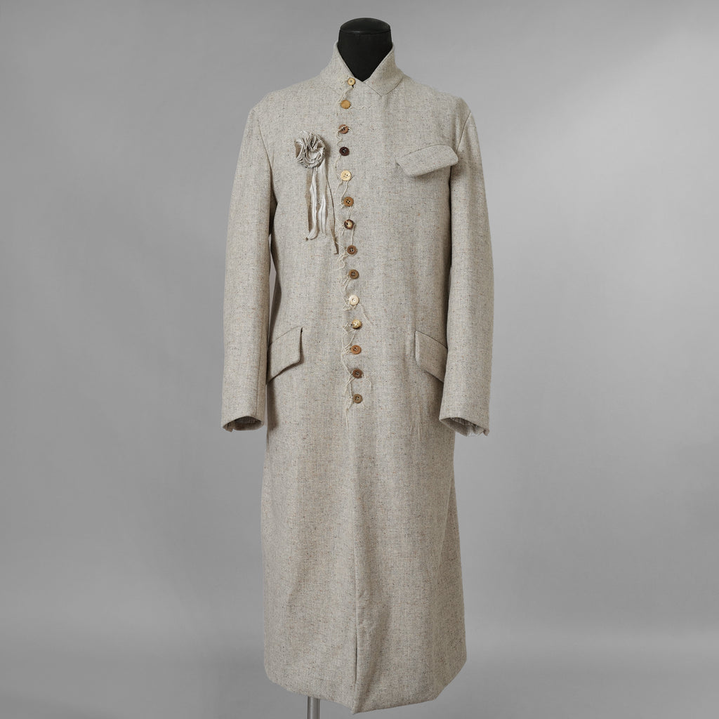 ARCHIVIO J.M. Ribot アルキビオ J.M. リボット / 新品 24AW LIFT代官山 別注 REVER UP COAT ウール ロング コート / size 46 (LIGHT HERRINGBONE)