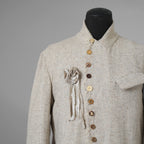 ARCHIVIO J.M. Ribot アルキビオ J.M. リボット / 新品 24AW LIFT代官山 別注 REVER UP COAT ウール ロング コート / size 46 (LIGHT HERRINGBONE)