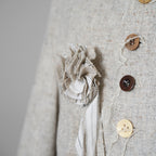 ARCHIVIO J.M. Ribot アルキビオ J.M. リボット / 新品 24AW LIFT代官山 別注 REVER UP COAT ウール ロング コート / size 46 (LIGHT HERRINGBONE)
