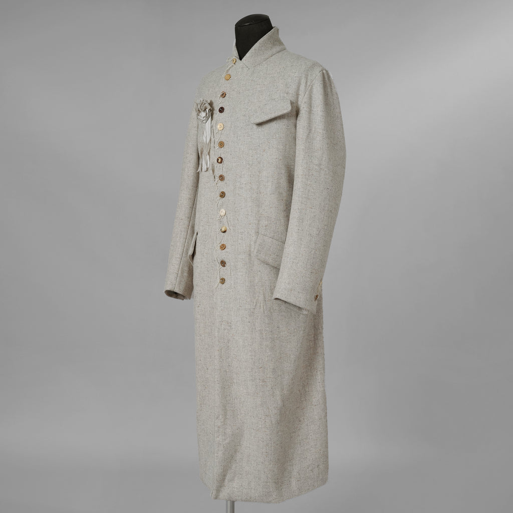 ARCHIVIO J.M. Ribot アルキビオ J.M. リボット / 新品 24AW LIFT代官山 別注 REVER UP COAT ウール ロング コート / size 46 (LIGHT HERRINGBONE)