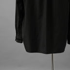 The Viridi-anne ザ ヴィリディアン / 25SS エンブロイダリーシャツ 長袖シャツ / VI-3851-02 / size 2 (BLACK)