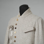 ARCHIVIO J.M. Ribot アルキビオ J.M. リボット / 新品 24AW LIFT代官山 別注 REVER UP COAT ウール ロング コート / size 46 (LIGHT HERRINGBONE)