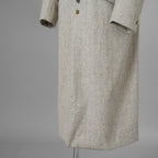 ARCHIVIO J.M. Ribot アルキビオ J.M. リボット / 新品 24AW LIFT代官山 別注 REVER UP COAT ウール ロング コート / size 46 (LIGHT HERRINGBONE)