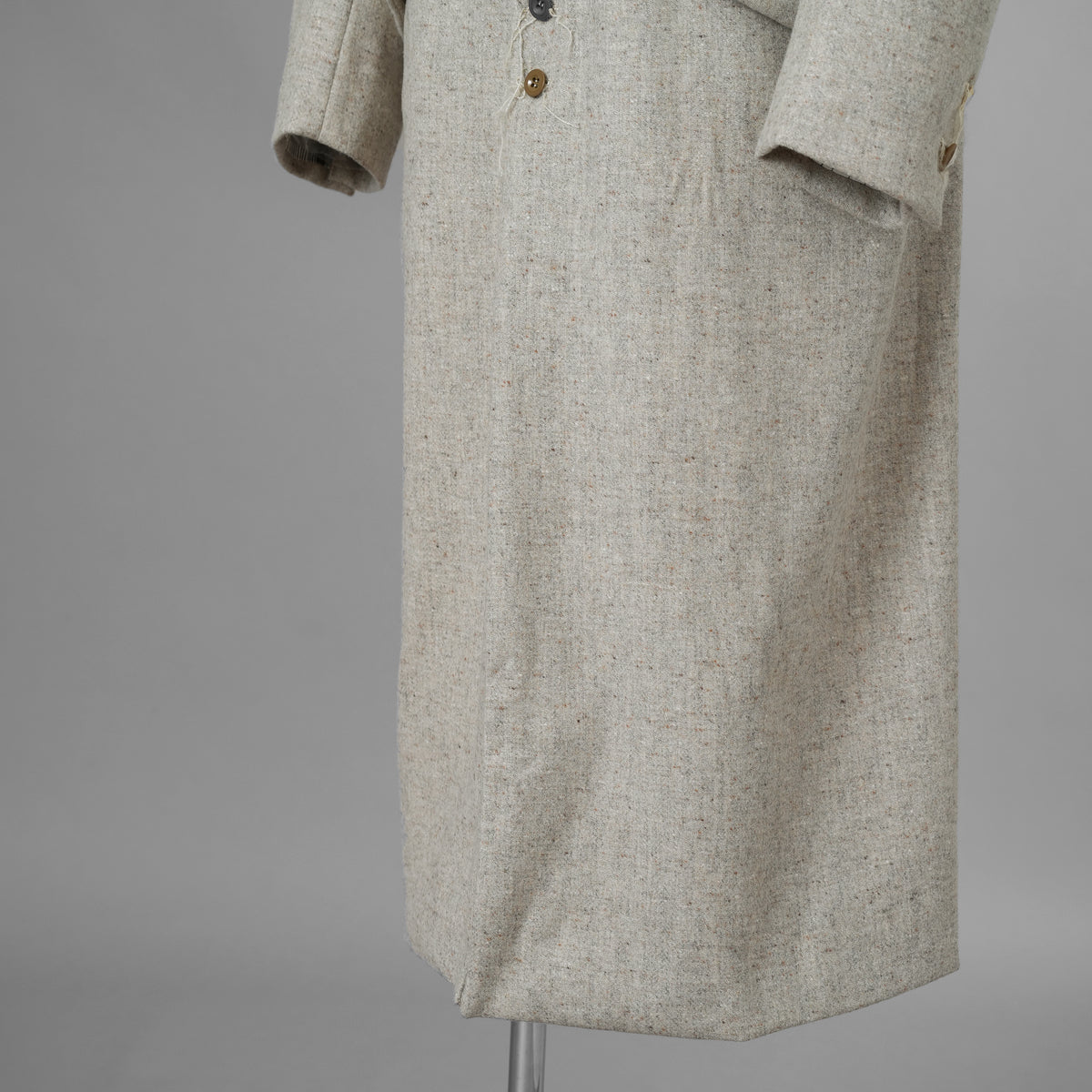 ARCHIVIO J.M. Ribot アルキビオ J.M. リボット / 新品 24AW LIFT代官山 別注 REVER UP COAT ウール ロング コート / size 46 (LIGHT HERRINGBONE)