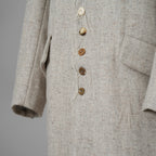 ARCHIVIO J.M. Ribot アルキビオ J.M. リボット / 新品 24AW LIFT代官山 別注 REVER UP COAT ウール ロング コート / size 46 (LIGHT HERRINGBONE)