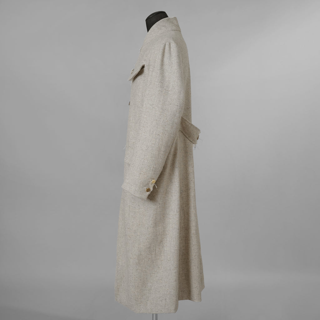 ARCHIVIO J.M. Ribot アルキビオ J.M. リボット / 新品 24AW LIFT代官山 別注 REVER UP COAT ウール ロング コート / size 46 (LIGHT HERRINGBONE)