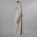 ARCHIVIO J.M. Ribot アルキビオ J.M. リボット / 新品 24AW LIFT代官山 別注 REVER UP COAT ウール ロング コート / size 46 (LIGHT HERRINGBONE)