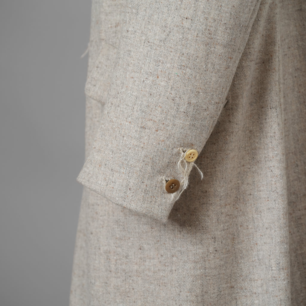 ARCHIVIO J.M. Ribot アルキビオ J.M. リボット / 新品 24AW LIFT代官山 別注 REVER UP COAT ウール ロング コート / size 46 (LIGHT HERRINGBONE)