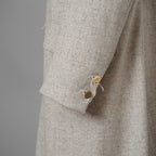 ARCHIVIO J.M. Ribot アルキビオ J.M. リボット / 新品 24AW LIFT代官山 別注 REVER UP COAT ウール ロング コート / size 46 (LIGHT HERRINGBONE)
