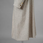 ARCHIVIO J.M. Ribot アルキビオ J.M. リボット / 新品 24AW LIFT代官山 別注 REVER UP COAT ウール ロング コート / size 46 (LIGHT HERRINGBONE)