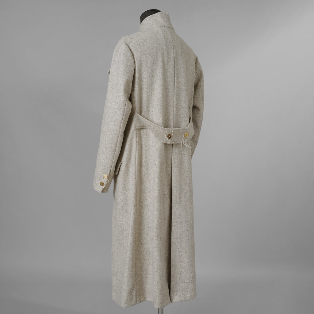 ARCHIVIO J.M. Ribot アルキビオ J.M. リボット / 新品 24AW LIFT代官山 別注 REVER UP COAT ウール ロング コート / size 46 (LIGHT HERRINGBONE)