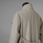 ARCHIVIO J.M. Ribot アルキビオ J.M. リボット / 新品 24AW LIFT代官山 別注 REVER UP COAT ウール ロング コート / size 46 (LIGHT HERRINGBONE)