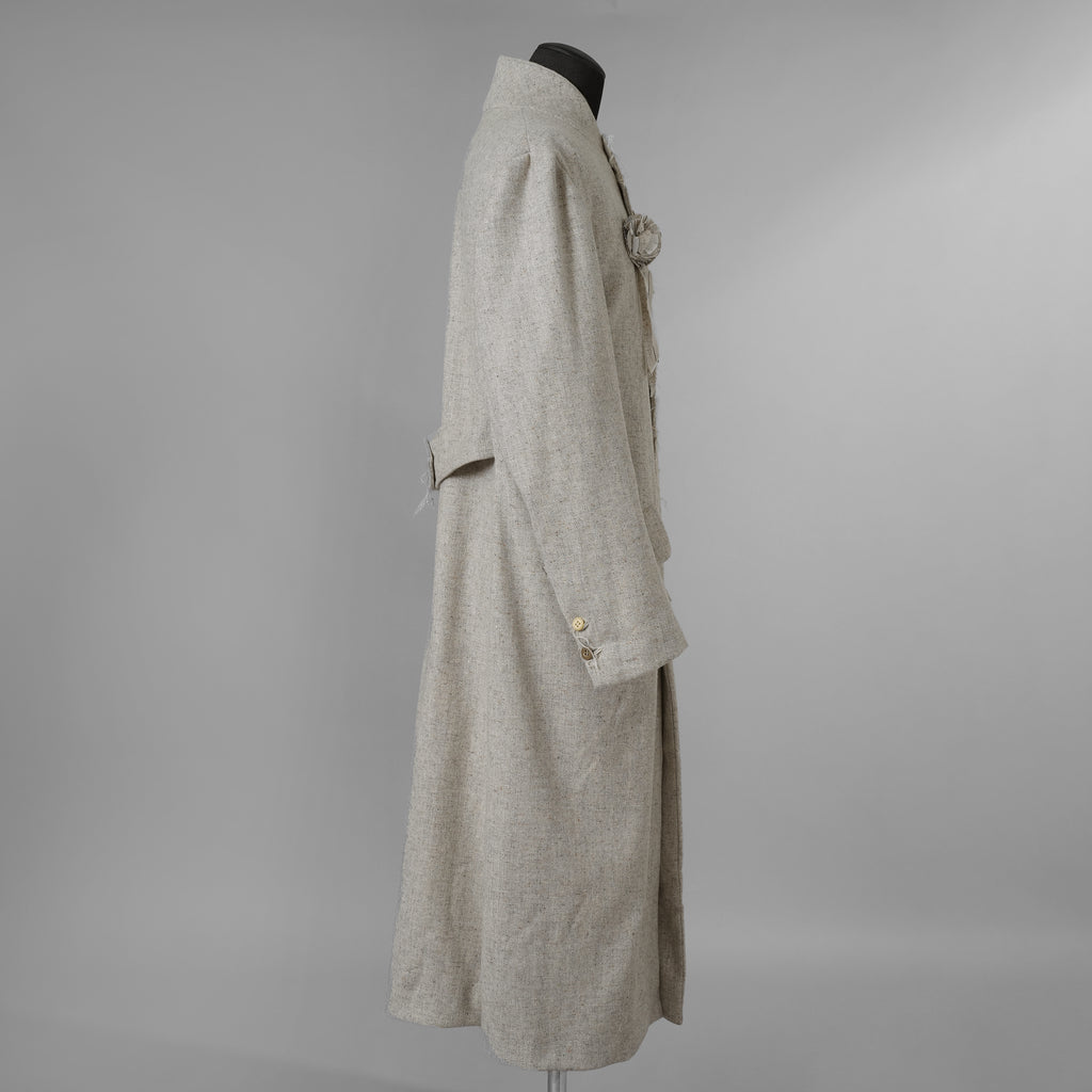ARCHIVIO J.M. Ribot アルキビオ J.M. リボット / 新品 24AW LIFT代官山 別注 REVER UP COAT ウール ロング コート / size 46 (LIGHT HERRINGBONE)
