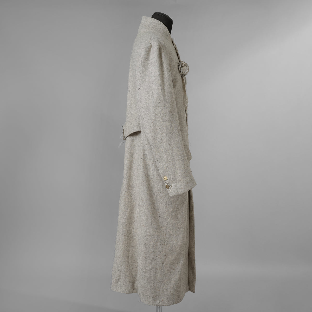 ARCHIVIO J.M. Ribot アルキビオ J.M. リボット / 新品 24AW LIFT代官山 別注 REVER UP COAT ウール ロング コート / size 46 (LIGHT HERRINGBONE)
