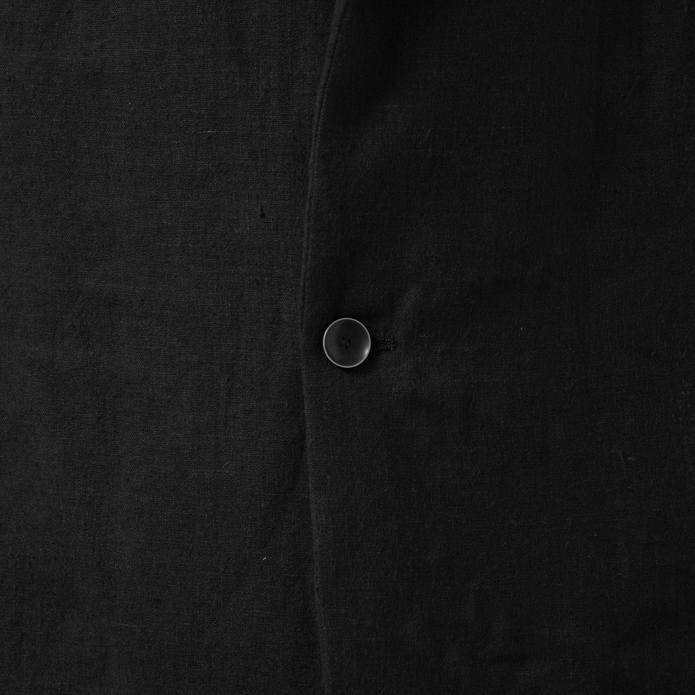 bajra バジュラ / 美品 25AW リネンキャンバス両面起毛テーラード ジャケット / 159BJ03 / size 3 (BLACK×KAHKI)