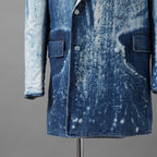 未使用 DIESEL ディーゼル / 新作 26SS ダブルブレスト ジャケット / DE-LUMEA-FSI1 / size M (INDIGO) ユニセックス レディース