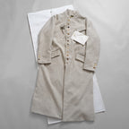 ARCHIVIO J.M. Ribot アルキビオ J.M. リボット / 新品 24AW LIFT代官山 別注 REVER UP COAT ウール ロング コート / size 46 (LIGHT HERRINGBONE)