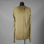 BORIS BIDJAN SABERI ボリスビジャンサベリ / 24SS 美品 LS1.2 RF Long Sleeve T-Shirt 細リブ編み 長袖Tシャツ / size S (YELLOW) 352162-in-ue