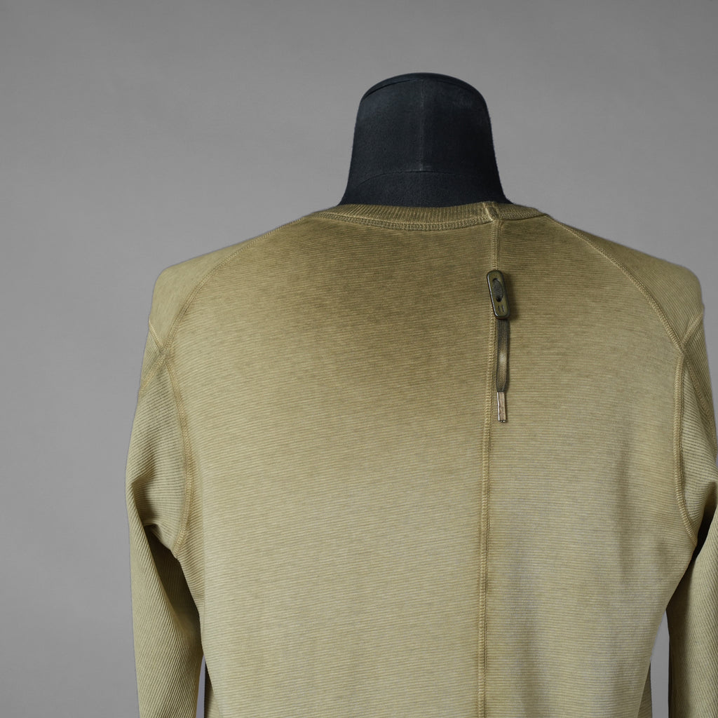 BORIS BIDJAN SABERI ボリスビジャンサベリ / 24SS 美品 LS1.2 RF Long Sleeve T-Shirt 細リブ編み 長袖Tシャツ / size S (YELLOW) 352162-in-ue