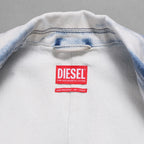 未使用 DIESEL ディーゼル / 新作 26SS ダブルブレスト ジャケット / DE-LUMEA-FSI1 / size M (INDIGO) ユニセックス レディース