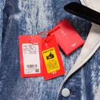 未使用 DIESEL ディーゼル / 新作 26SS ダブルブレスト ジャケット / DE-LUMEA-FSI1 / size M (INDIGO) ユニセックス レディース