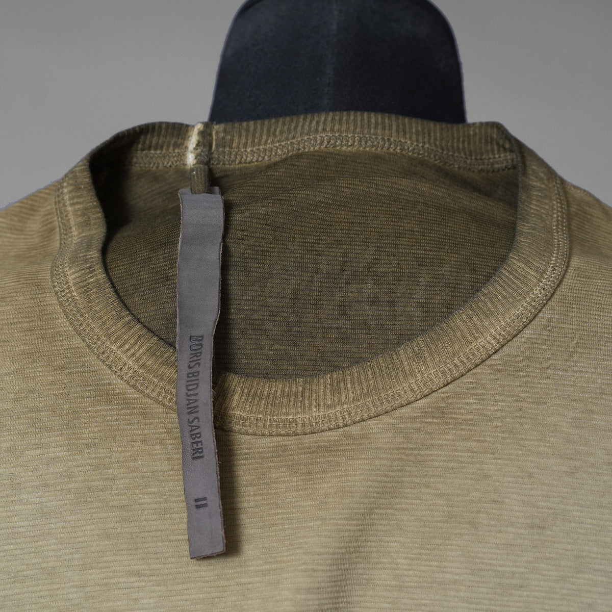 BORIS BIDJAN SABERI ボリスビジャンサベリ / 24SS 美品 LS1.2 RF Long Sleeve T-Shirt 細リブ編み 長袖Tシャツ / size S (YELLOW) 352162-in-ue