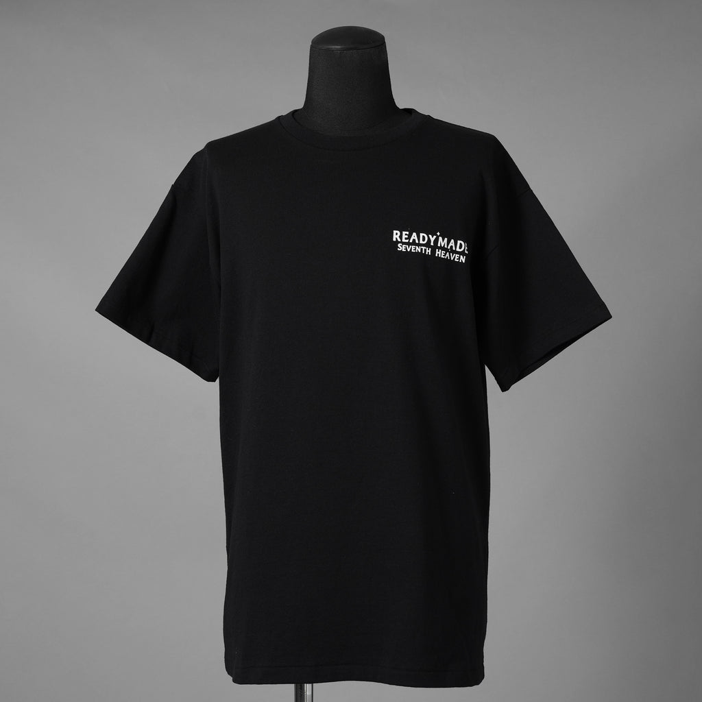 READYMADE レディメイド × SEVENTH HEAVEN セブンスヘブン / 美品 20SS コラボ 半袖Tシャツ / ahg8796 16C001 / size M (BLACK) 352160-in-ue