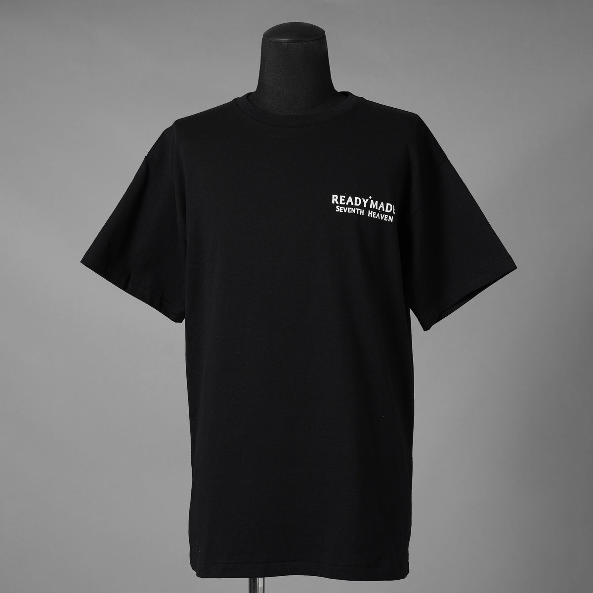 READYMADE レディメイド × SEVENTH HEAVEN セブンスヘブン / 美品 20SS コラボ 半袖Tシャツ / ahg8796 16C001 / size M (BLACK) 352160-in-ue