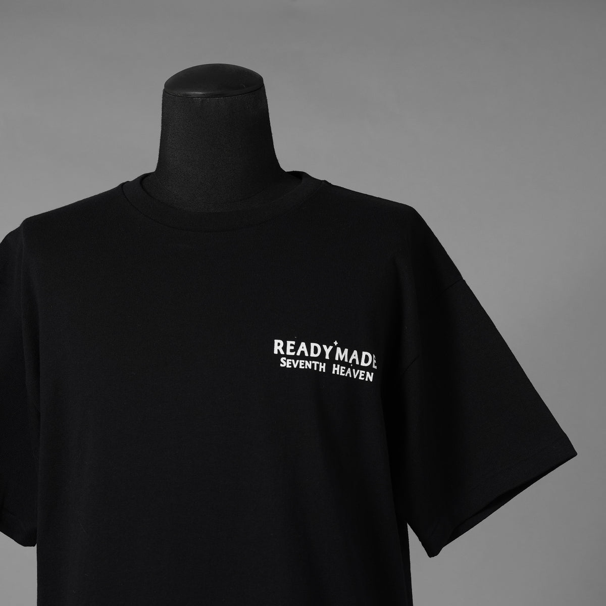 READYMADE レディメイド × SEVENTH HEAVEN セブンスヘブン / 美品 20SS コラボ 半袖Tシャツ / ahg8796 16C001 / size M (BLACK) 352160-in-ue