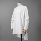 Christian Dior クリスチャンディオール / 25年 カプセルコレクション Bee刺繍 ディオリビエラ ロングブラウス / 841B54A3356 / size 40 (WHITE) レディース