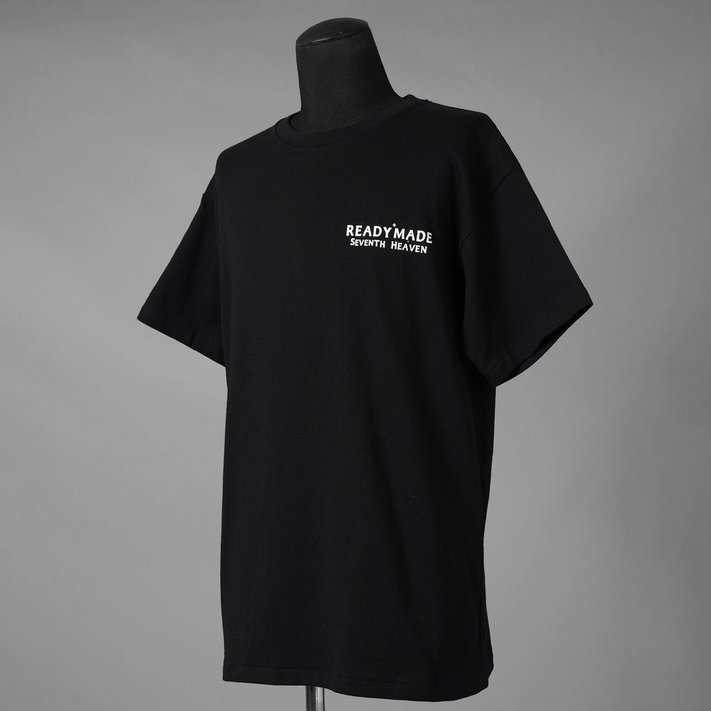 READYMADE レディメイド × SEVENTH HEAVEN セブンスヘブン / 美品 20SS コラボ 半袖Tシャツ / ahg8796 16C001 / size M (BLACK) 352160-in-ue