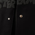 mastermind JAPAN マスターマインドジャパン ジャケット / 美品 22AW BE STRONG カシミアファー / フード付きスタジアムジャンパー / ジャケット / MW21S07-BL007-101 / size S (BLACK)