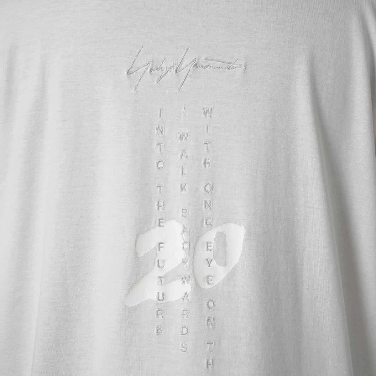 Y-3adidas ワイスリー / 22SS 設立20周年 U CH1 COMMERATIVE SS TEE コメモラティブ 半袖Tシャツ / size M (WHITE) 352161-in-ue