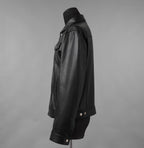 Dsquared2 ディースクエアード / 美品 24AW レザー Dan Fit トラッカージャケット / S74AM1351SY1491 / size 48 (BLACK)
