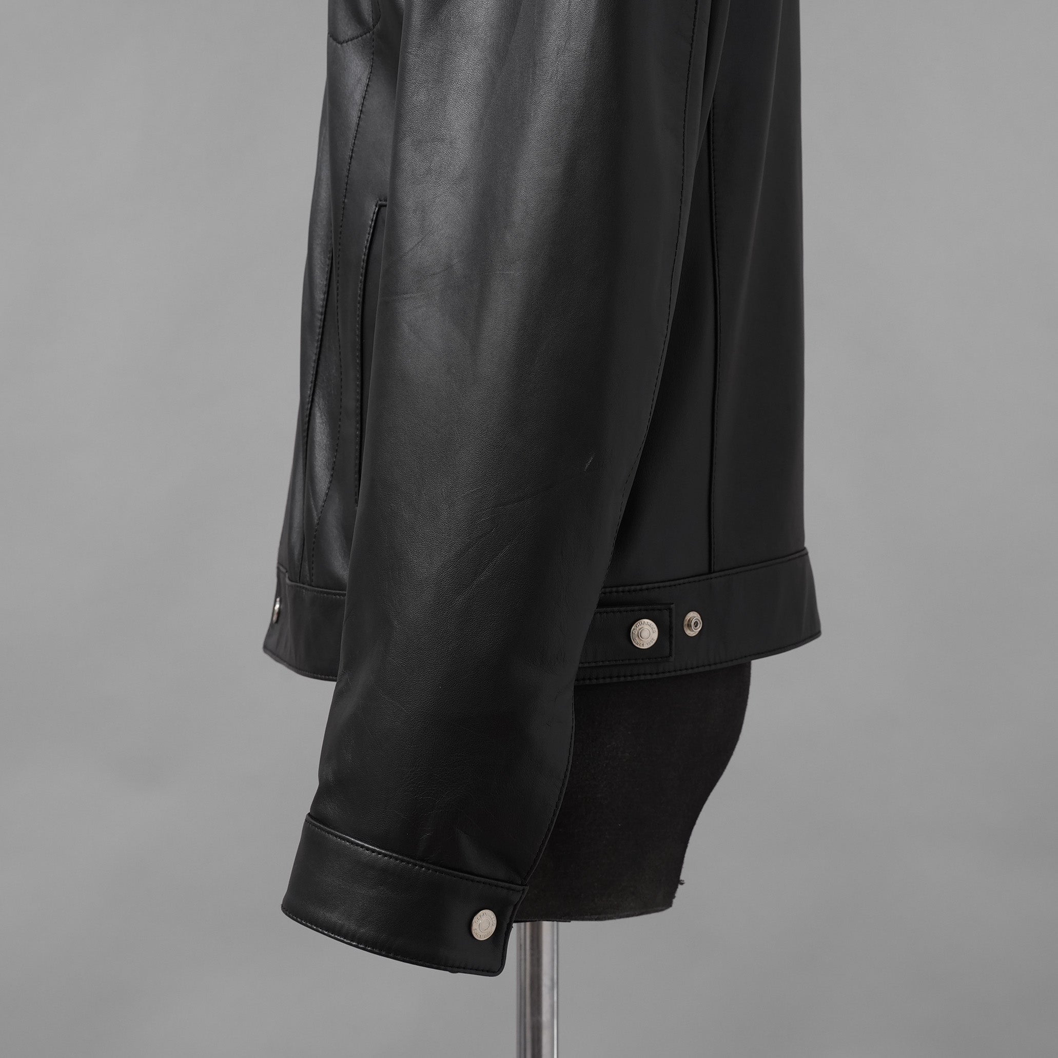 Dsquared2 ディースクエアード / 美品 24AW レザー Dan Fit トラッカージャケット / S74AM1351SY1491 / size 48 (BLACK)