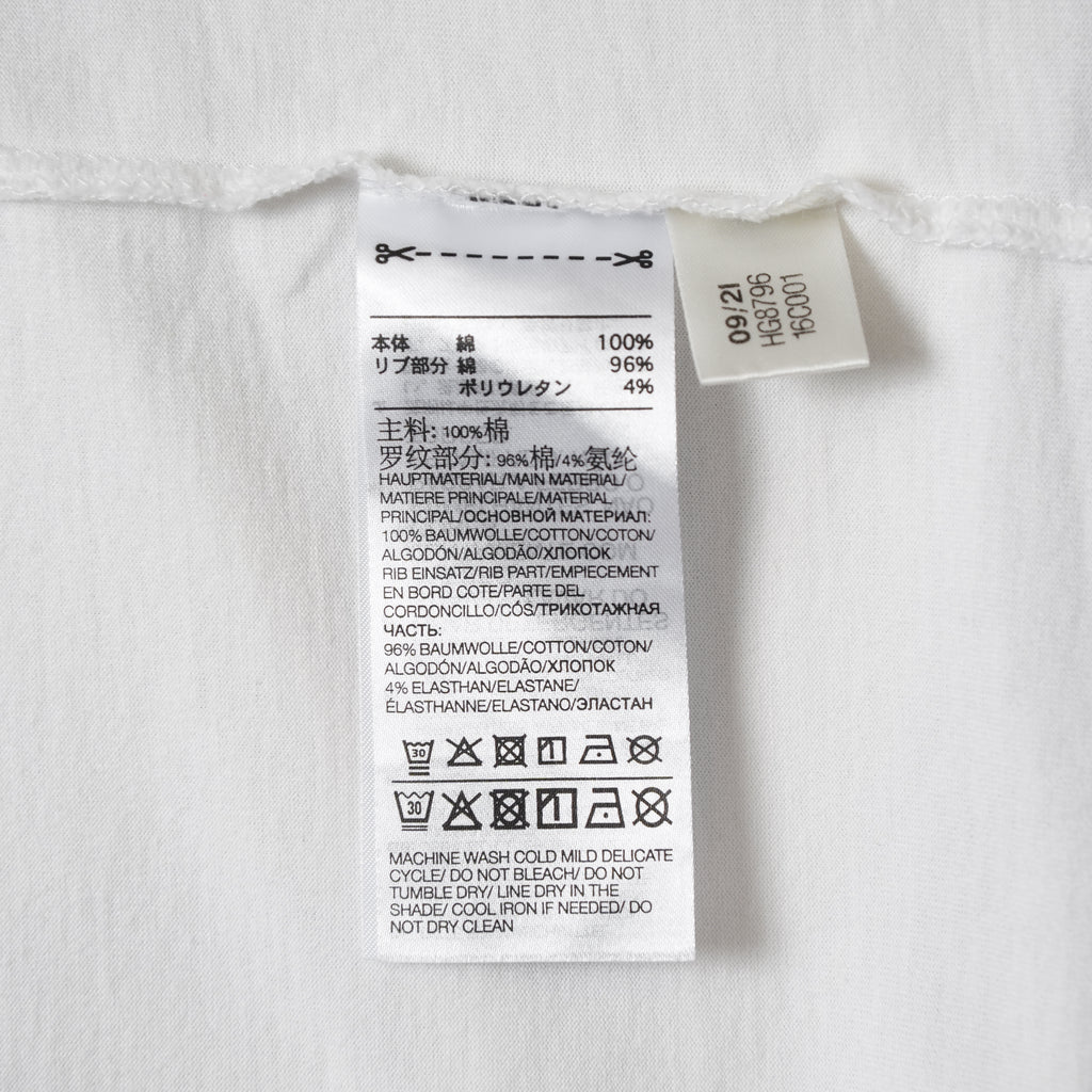 Y-3adidas ワイスリー / 22SS 設立20周年 U CH1 COMMERATIVE SS TEE コメモラティブ 半袖Tシャツ / size M (WHITE) 352161-in-ue