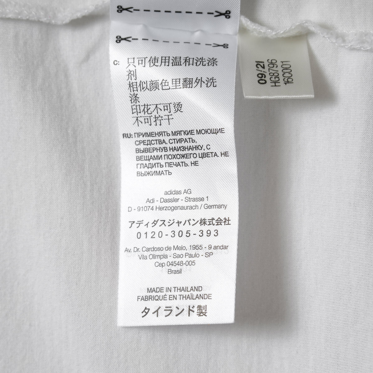 Y-3adidas ワイスリー / 22SS 設立20周年 U CH1 COMMERATIVE SS TEE コメモラティブ 半袖Tシャツ / size M (WHITE) 352161-in-ue