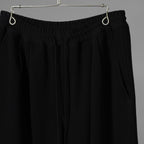 N/07 エヌゼロナナ / 美品 25AW 2TUCKS EASY SHORTS RIBBED CARDBOARD KNIT JERSEY ショートパンツ / L0-PT-011 / size ONE SIZE (BLACK)  352163-uen