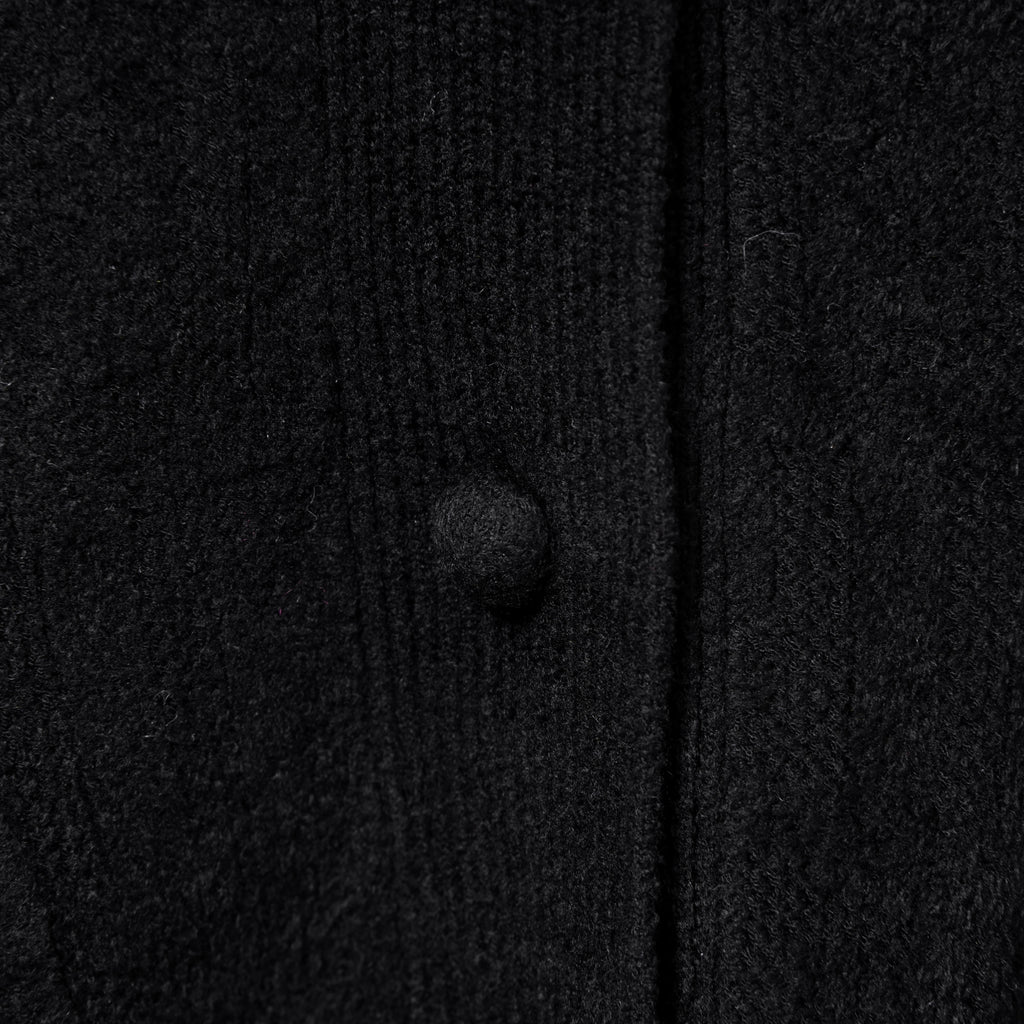 FENDI フェンディ / 美品 21SS FFロゴ ズッカ柄 パイルニット カーディガン / FZC845 AEEI / size 40 (BLACK) レディース