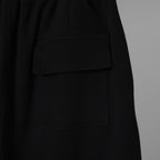 N/07 エヌゼロナナ / 美品 25AW 2TUCKS EASY SHORTS RIBBED CARDBOARD KNIT JERSEY ショートパンツ / L0-PT-011 / size ONE SIZE (BLACK)  352163-uen