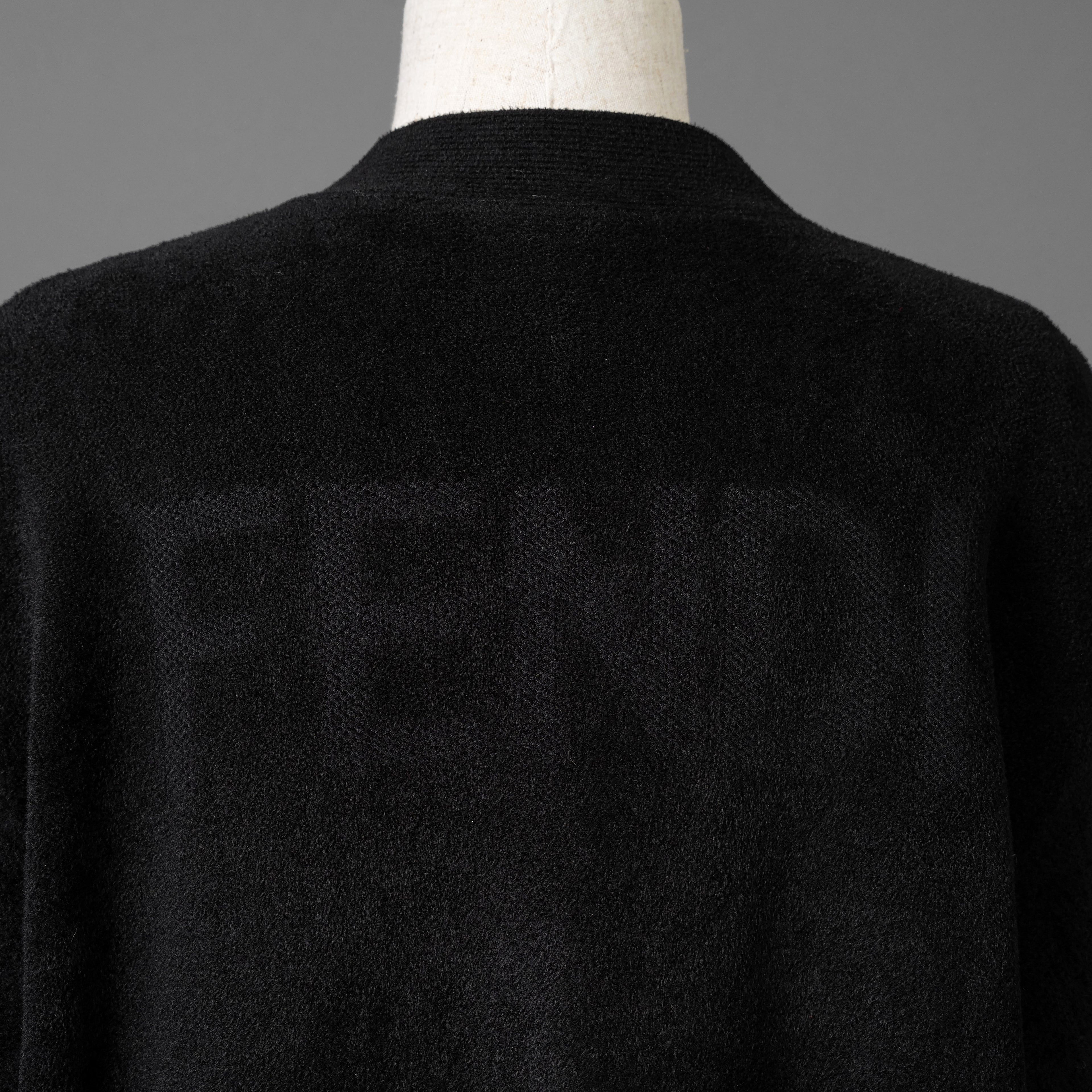 FENDI フェンディ / 美品 21SS FFロゴ ズッカ柄 パイルニット カーディガン / FZC845 AEEI / size 40 (BLACK) レディース