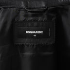 Dsquared2 ディースクエアード / 美品 24AW レザー Dan Fit トラッカージャケット / S74AM1351SY1491 / size 48 (BLACK)